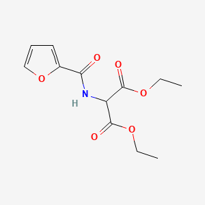 molecular formula C12H15NO6 B14303638 Diethyl [(furan-2-carbonyl)amino]propanedioate CAS No. 117975-98-1