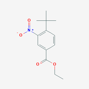 molecular formula C13H17NO4 B1430368 Ethyl 4-tert-butyl-3-nitrobenzoate CAS No. 92042-08-5