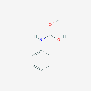molecular formula C8H11NO2 B14303742 Anilino(methoxy)methanol CAS No. 113998-15-5