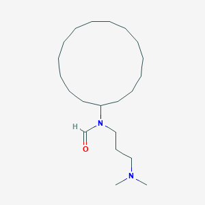 molecular formula C21H42N2O B14303777 N-Cyclopentadecyl-N-[3-(dimethylamino)propyl]formamide CAS No. 112647-30-0
