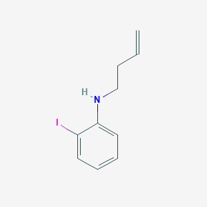 molecular formula C10H12IN B14303788 N-(But-3-en-1-yl)-2-iodoaniline CAS No. 118670-86-3