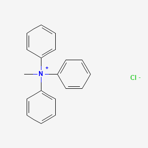 molecular formula C19H18ClN B14303837 N-Methyl-N,N-diphenylanilinium chloride CAS No. 112003-21-1