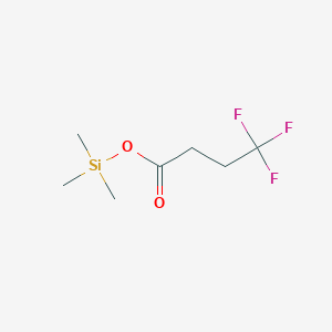molecular formula C7H13F3O2Si B14303940 Trimethylsilyl 4,4,4-trifluorobutanoate CAS No. 112219-61-1