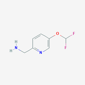 [5-(Difluoromethoxy)pyridin-2-yl]methanamine