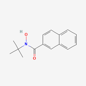 molecular formula C15H17NO2 B14303960 N-tert-Butyl-N-hydroxynaphthalene-2-carboxamide CAS No. 113443-61-1