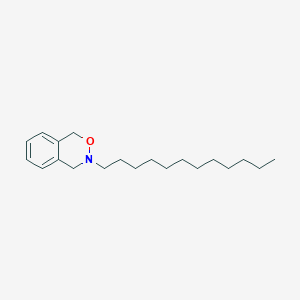 molecular formula C20H33NO B14304038 3-Dodecyl-3,4-dihydro-1H-2,3-benzoxazine CAS No. 116313-08-7