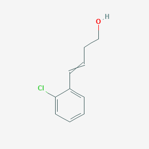 molecular formula C10H11ClO B14304053 4-(2-Chlorophenyl)but-3-en-1-ol CAS No. 113387-99-8