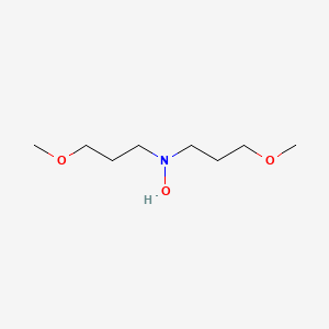 molecular formula C8H19NO3 B14304084 N-Hydroxy-3-methoxy-N-(3-methoxypropyl)propan-1-amine CAS No. 116546-75-9
