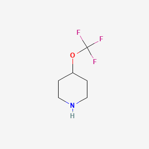 molecular formula C6H10F3NO B1430414 4-(Trifluoromethoxy)piperidine CAS No. 1206984-05-5
