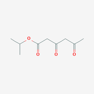 molecular formula C9H14O4 B14304160 Propan-2-yl 3,5-dioxohexanoate CAS No. 116967-25-0