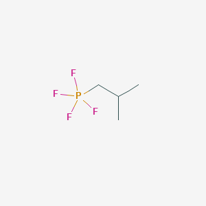 molecular formula C4H9F4P B14304207 Tetrafluoro(2-methylpropyl)-lambda~5~-phosphane CAS No. 112031-31-9