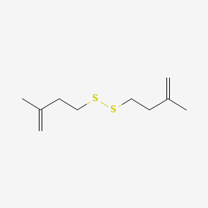 molecular formula C10H18S2 B14304227 Bis(3-methylbut-3-enyl) disulfide CAS No. 113960-68-2