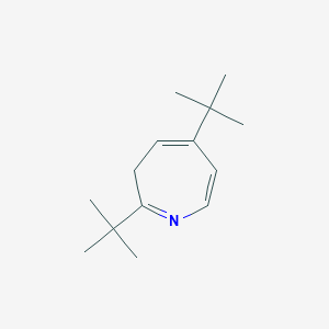 molecular formula C14H23N B14304250 3H-Azepine, 2,5-bis(1,1-dimethylethyl)- CAS No. 120783-70-2
