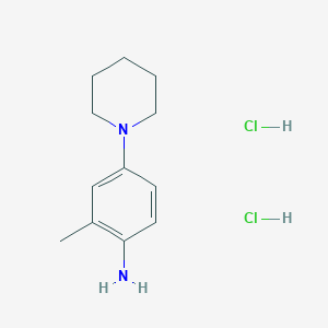 molecular formula C12H19ClN2 B1430428 2-Methyl-4-(piperidin-1-yl)aniline dihydrochloride CAS No. 1449117-37-6