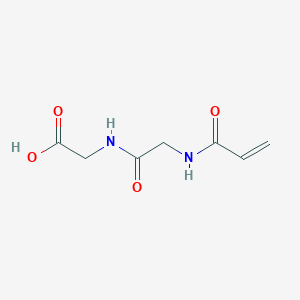 molecular formula C7H10N2O4 B14304312 N-Acryloylglycylglycine CAS No. 116355-82-9