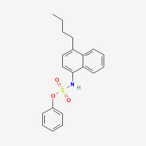 molecular formula C20H21NO3S B14304391 Phenyl (4-butylnaphthalen-1-yl)sulfamate CAS No. 116526-95-5