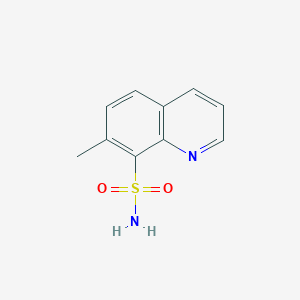 molecular formula C10H10N2O2S B1430443 7-Methylquinoline-8-sulfonamide CAS No. 1461714-87-3