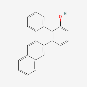 molecular formula C22H14O B14304432 Benzo(b)triphenylen-4-ol CAS No. 113058-39-2