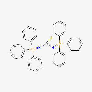 molecular formula C37H30N2P2S B14304468 N,N'-Bis[(triphenyl-lambda~5~-phosphanylidene)]thiourea CAS No. 112069-06-4
