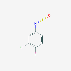 molecular formula C6H3ClFNOS B1430456 2-Chloro-1-fluoro-4-(sulfinylamino)benzene CAS No. 645395-29-5