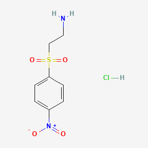 2-(4-Nitrobenzenesulfonyl)ethan-1-amine hydrochloride