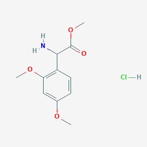 Methyl 2-amino-2-(2,4-dimethoxyphenyl)acetate hydrochloride