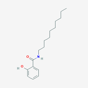 molecular formula C17H27NO2 B14304613 Benzamide, N-decyl-2-hydroxy- CAS No. 116311-05-8