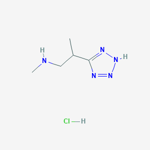 methyl[2-(1H-1,2,3,4-tetrazol-5-yl)propyl]amine hydrochloride