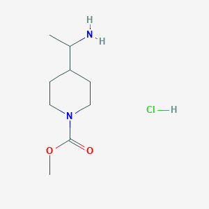 Methyl 4-(1-aminoethyl)piperidine-1-carboxylate hydrochloride