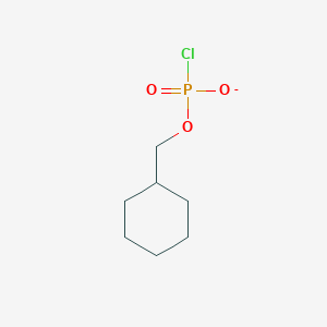 molecular formula C7H13ClO3P- B14304667 Chloro(cyclohexylmethoxy)phosphinate CAS No. 114517-15-6