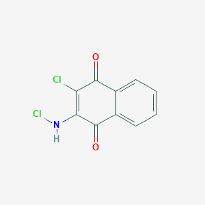 B143047 2-Chloro-3-(chloroamino)naphthalene-1,4-dione CAS No. 155669-77-5