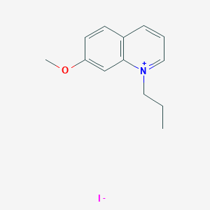 molecular formula C13H16INO B14304720 7-Methoxy-1-propylquinolin-1-ium iodide CAS No. 112434-98-7