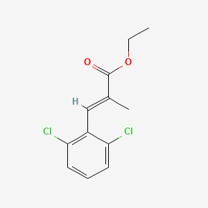 Ethyl 3-(2,6-dichlorophenyl)-2-methylprop-2-enoate