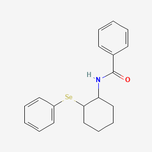 molecular formula C19H21NOSe B14304783 N-[2-(Phenylselanyl)cyclohexyl]benzamide CAS No. 114290-37-8