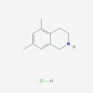 molecular formula C11H16ClN B1430479 5,7-Dimethyl-1,2,3,4-tetrahydroisoquinoline hydrochloride CAS No. 1803582-79-7