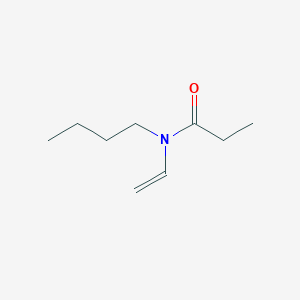 molecular formula C9H17NO B14304828 N-Butyl-N-ethenylpropanamide CAS No. 113990-18-4