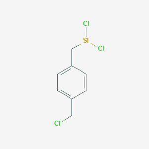 molecular formula C8H8Cl3Si B14304856 CID 69214852 