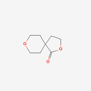 molecular formula C8H12O3 B1430486 2,8-Dioxaspiro[4.5]decan-1-one CAS No. 1690338-28-3