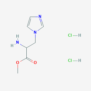 methyl 2-amino-3-(1H-imidazol-1-yl)propanoate dihydrochloride