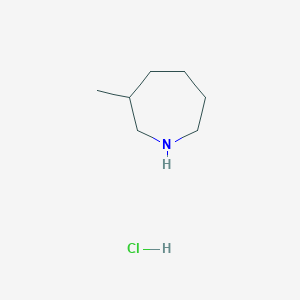 molecular formula C7H16ClN B1430492 3-Methylazepane hydrochloride CAS No. 1798010-22-6