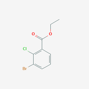 molecular formula C9H8BrClO2 B1430494 Ethyl 3-bromo-2-chlorobenzoate CAS No. 1261791-50-7