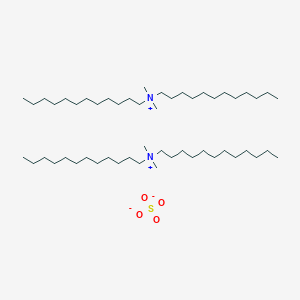 molecular formula C52H112N2O4S B14304945 Bis(N-dodecyl-N,N-dimethyldodecan-1-aminium) sulfate CAS No. 112538-01-9