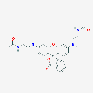 molecular formula C30H34N4O5 B014305 N,N'-Bis[2-(acetamido)ethyl]-N,N'-dimethylrhodamine CAS No. 1022835-74-0