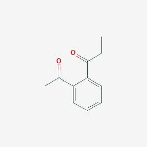 molecular formula C11H12O2 B14305093 1-(2-Acetylphenyl)propan-1-one CAS No. 114195-69-6