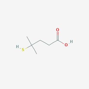 B143051 4-Mercapto-4-methylpentanoic acid CAS No. 140231-31-8