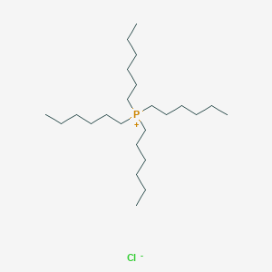 molecular formula C24H52ClP B14305179 Tetrahexylphosphanium chloride CAS No. 121259-84-5