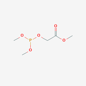 molecular formula C5H11O5P B14305233 Methyl [(dimethoxyphosphanyl)oxy]acetate CAS No. 113493-51-9