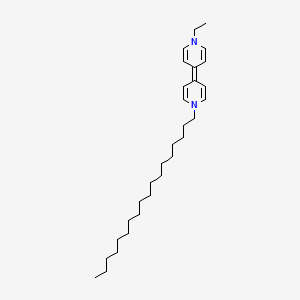 molecular formula C30H50N2 B14305310 1-Ethyl-4-(1-octadecylpyridin-4(1H)-ylidene)-1,4-dihydropyridine CAS No. 119638-19-6