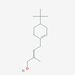 molecular formula C15H26O B14305314 4-(4-tert-Butylcyclohex-1-en-1-yl)-2-methylbut-2-en-1-ol CAS No. 114467-52-6