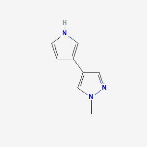1-methyl-4-(1H-pyrrol-3-yl)-1H-pyrazole